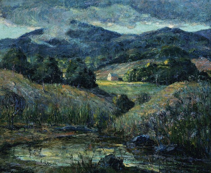 Ernest Lawson Approaching Storm by finemasterpiece