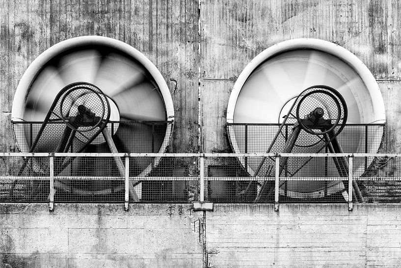 Cooling fans, Landscape park Duisburg by Evert Jan Luchies