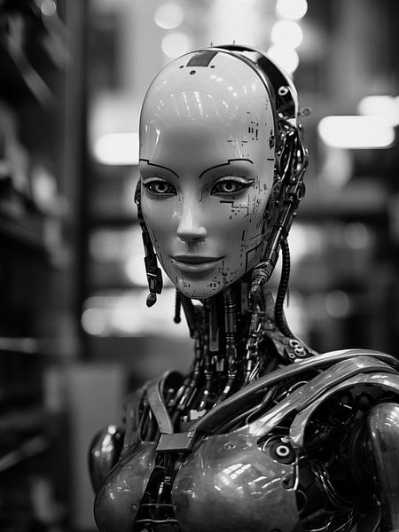 The smile of the Mona Lisa | Black and white photography by Frank Daske | Foto & Design