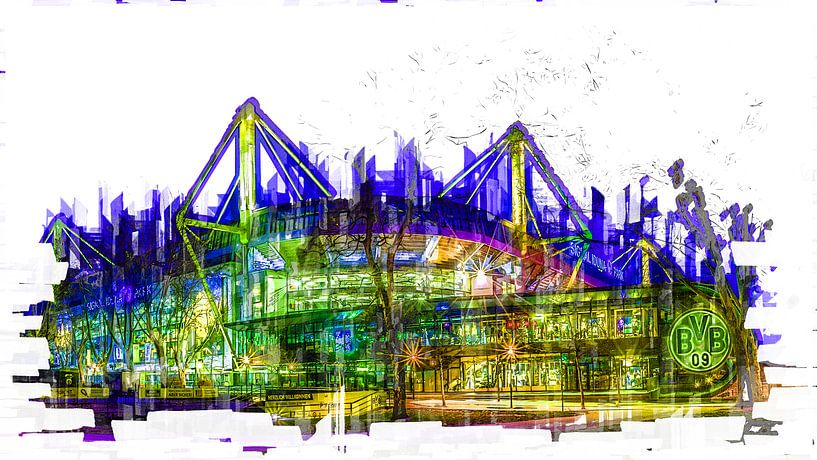 art pictures Photoshop stadium Dortmund by Johnny Flash