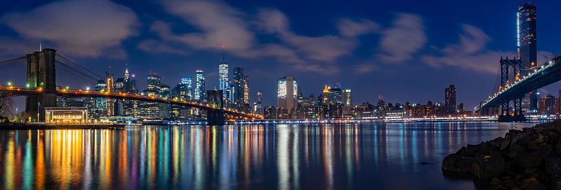 New York, Brooklyn Bridge by Remco Piet