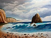 Meerblick. Gemälde in Öl.