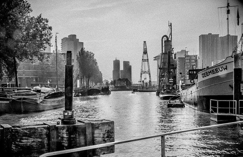 Leuvehaven, Harbour at Rotterdam, The Netherlands by Henry van Schijndel