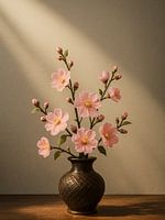 Licht fängt Blüte ein