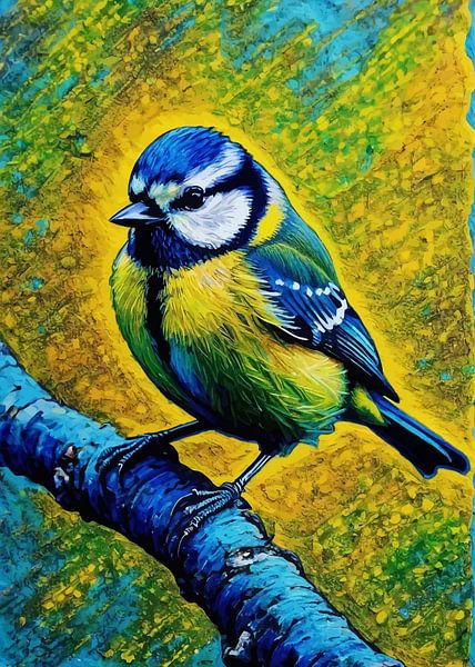 Blaumeise Vogel 2 von MIROKKU