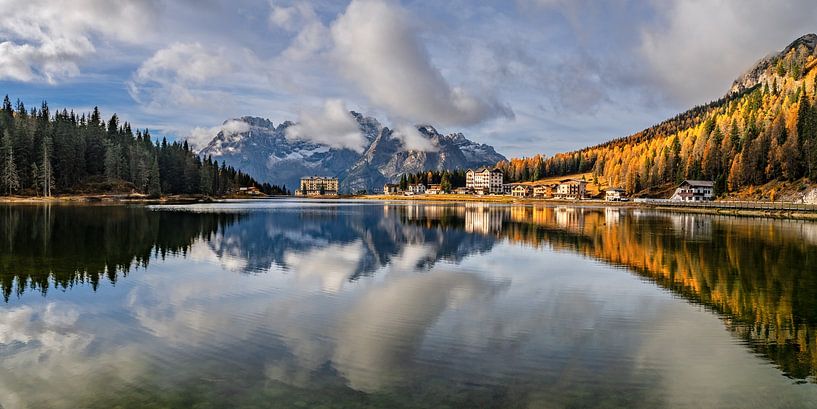 Lake Misurina in the Dolomites by Achim Thomae Photography