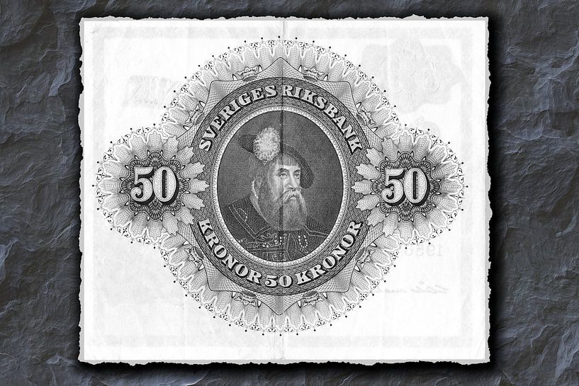 50 schwedische Kronen von Leopold Brix