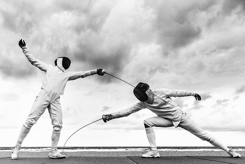 Fencing 4 by Irene Hoekstra