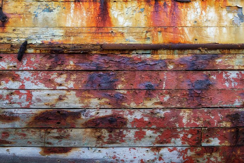 Roest op boten van Truus Nijland
