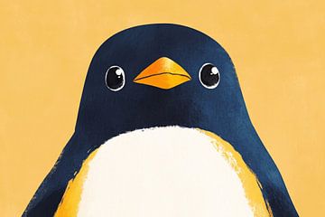 Niedlicher Pinguin in buntem Stil von Imperial Art House
