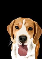 Chien beagle vectoriel