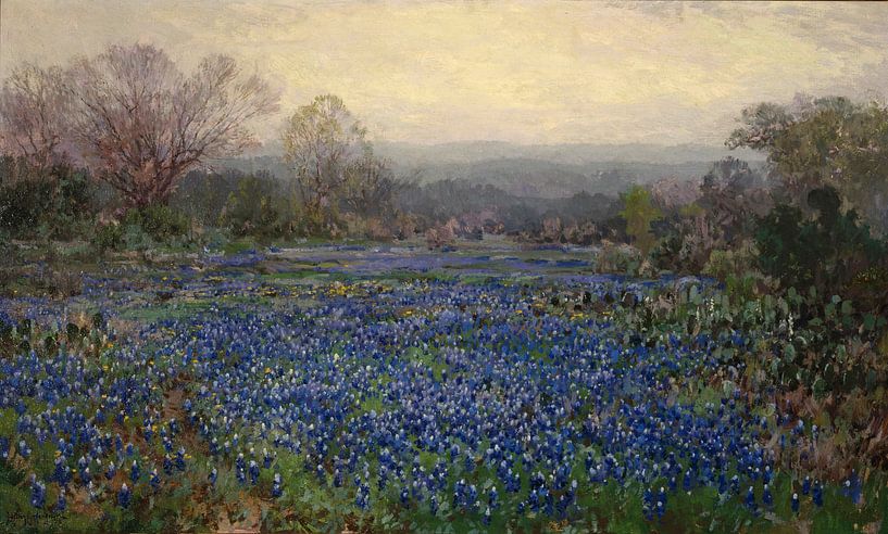 Julian Onderdonk~Nicht betitelt (Feld der Bluebonnets) von finemasterpiece