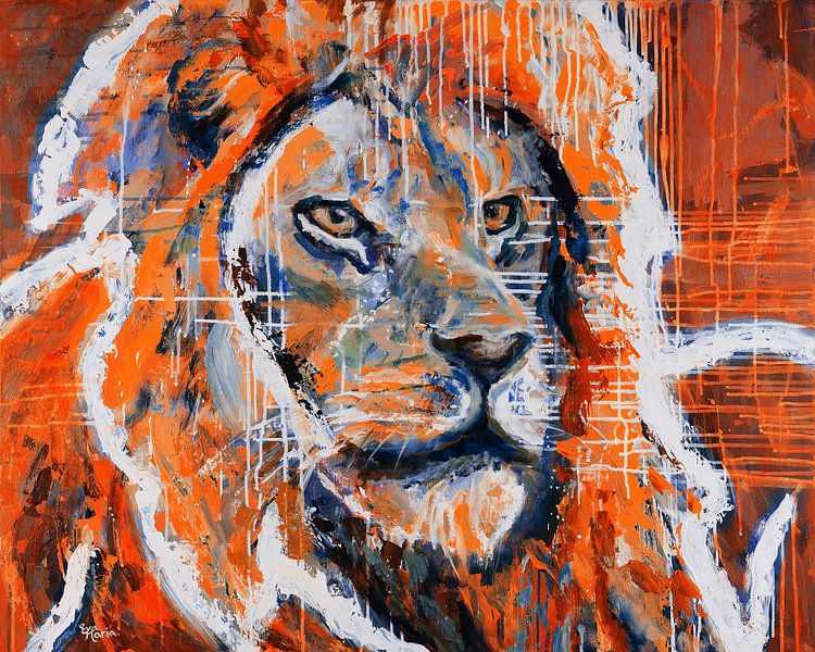 Championnat d'Europe de football Orange Lion par ART Eva Maria