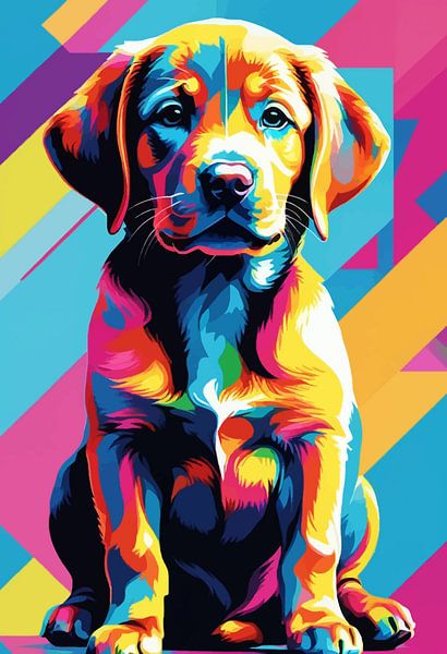 Labrador Retriever Pop Art von MIROKKU