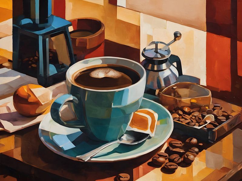 Réflexions géométriques sur le rituel du café par Bart Veeken