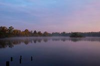 Sonnenaufgang in Twente, der Niederlände