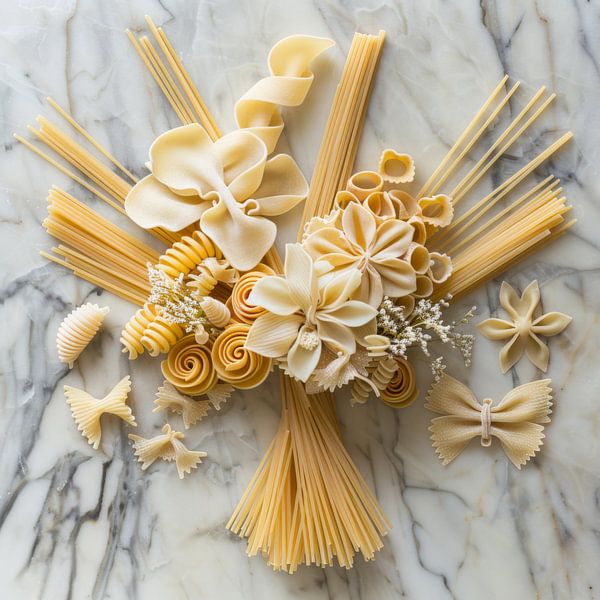 Pasta flowers by Poster Art Shop