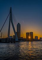 Erasmusbridg bei Sonnenuntergang