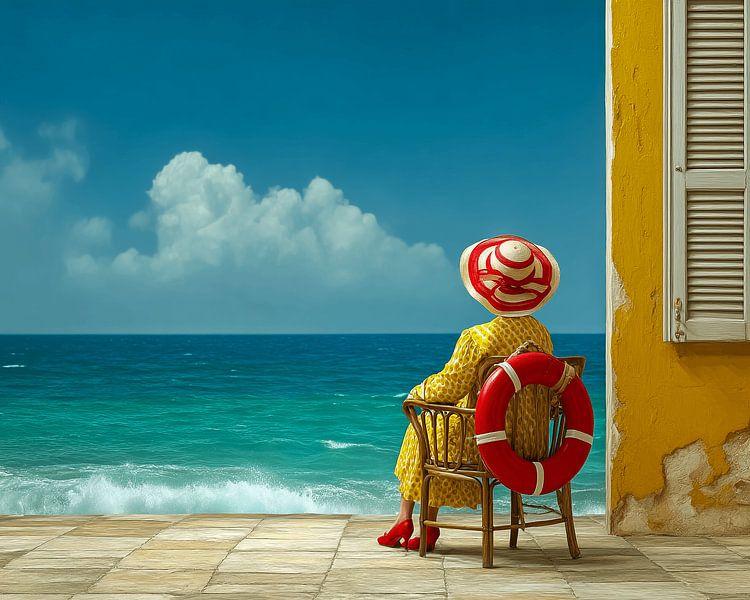 Im Inneren des Cool | Buntes Sommerporträt von Karina Brouwer