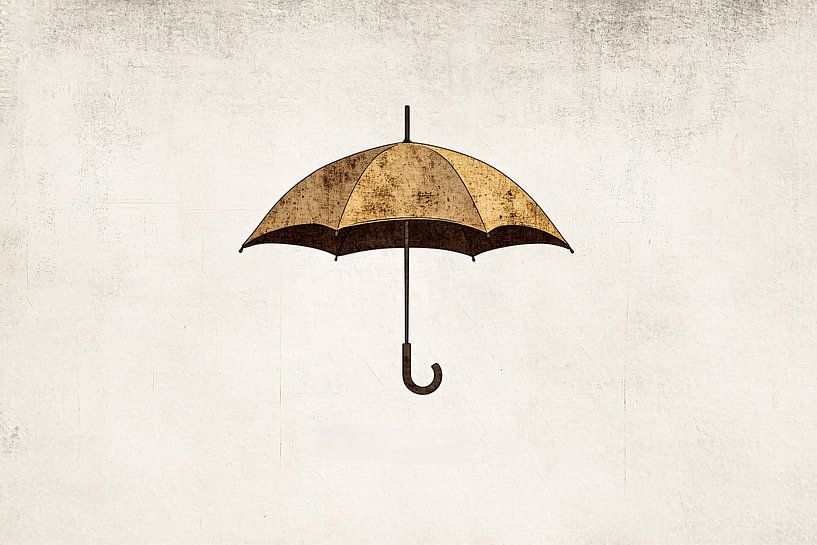 Parapluie surréaliste avec crochet par Imperial Art House