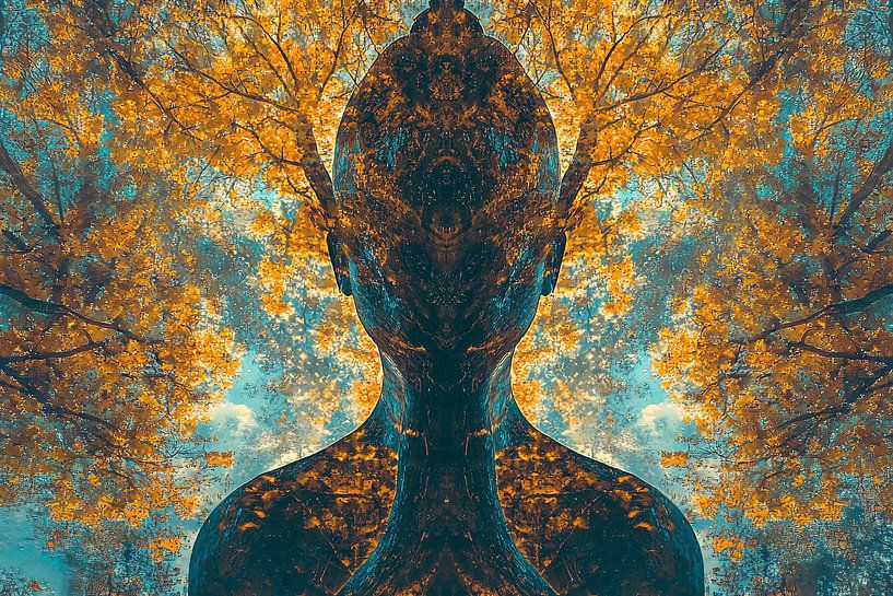 tree of life man and the forest by Egon Zitter