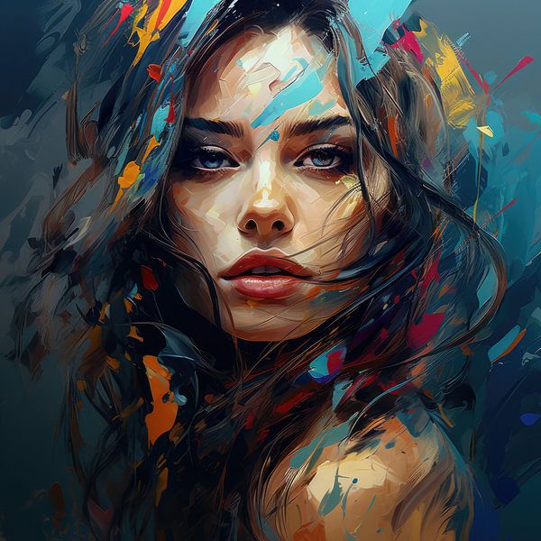 Digital created very beautiful woman by Art Bizarre