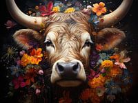 Les Highlanders dans l'étreinte des fleurs