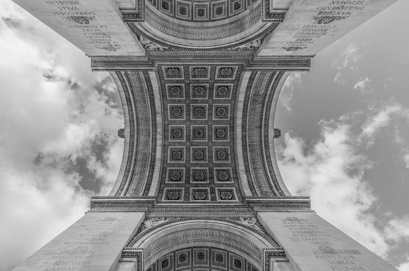 L'Arc de Triomphe à Paris par MS Fotografie | Marc van der Stelt