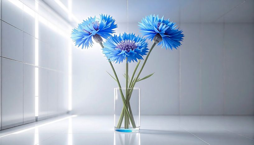 Cornflowers... by Ans Bastiaanssen