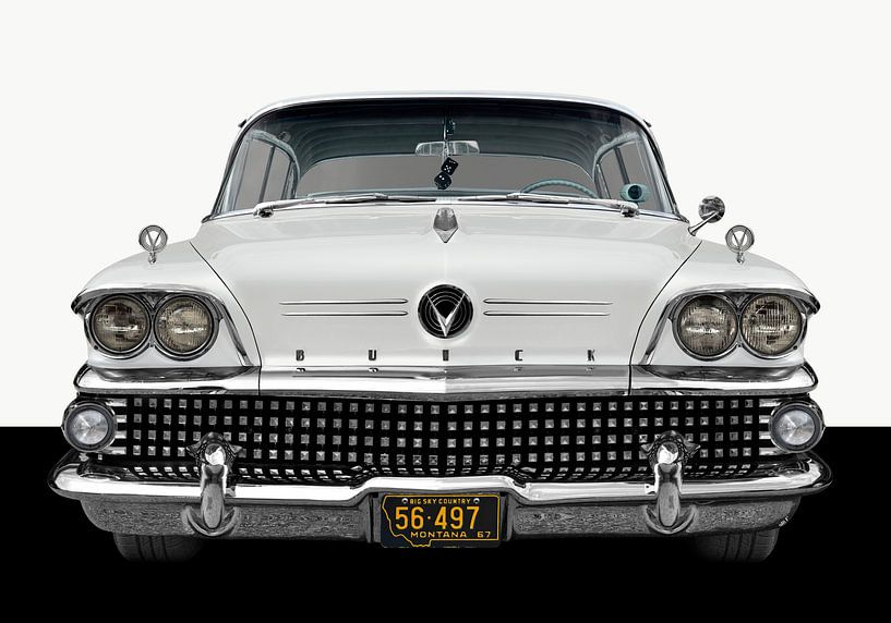 Buick Limited Serie 700 in white von aRi F. Huber