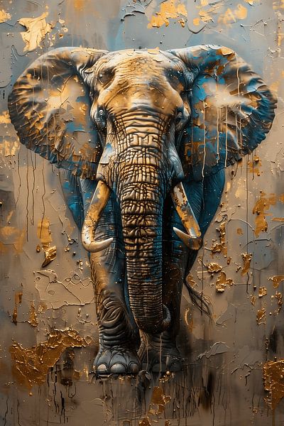 Goldener Riese von Wandpracht