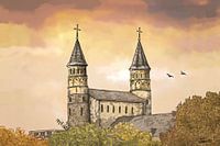 Kunstwerk: Maastricht, Onze Lieve Vrouweplein, Onze-Lieve-Vrouwebasiliek