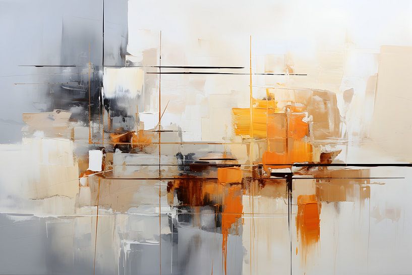 Abstracte kunst van Heike Hultsch