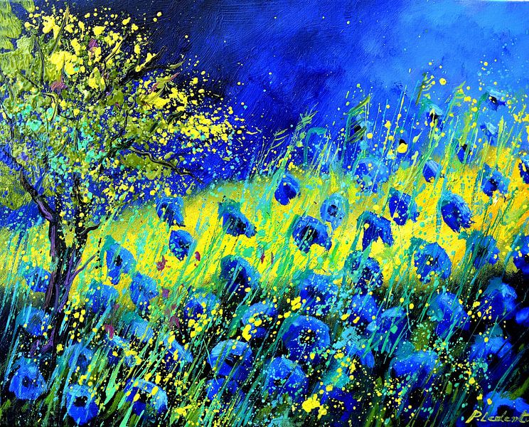 Blue summer flowers par pol ledent