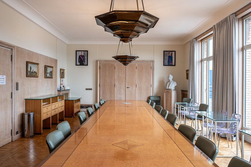 Art Deco interior, Port of Brussels by Werner Lerooy