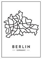 Berlin von oben - abstrakte Linien mit Charakter