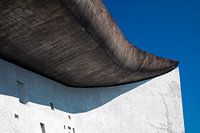 Kapel van Notre Dame du Haut, detail van het schelpdak