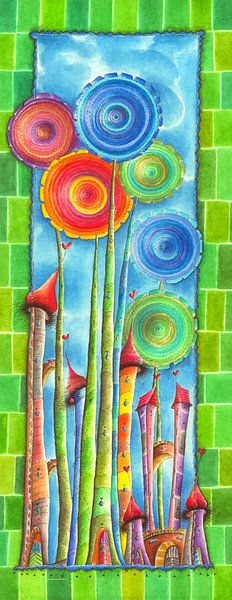  Windblumen Land 2 von Sonja Mengkowski