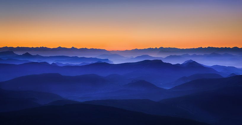 Misty Mountains by David Bouscarle