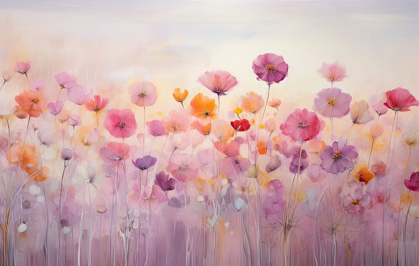 Pastel flowers by studio snik.