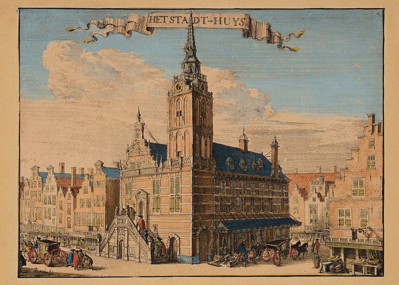 Rotterdam, 1695, das Rathaus von Atelier Liesjes