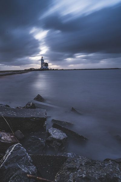 Stormy morning at Marken by Albert Lamme