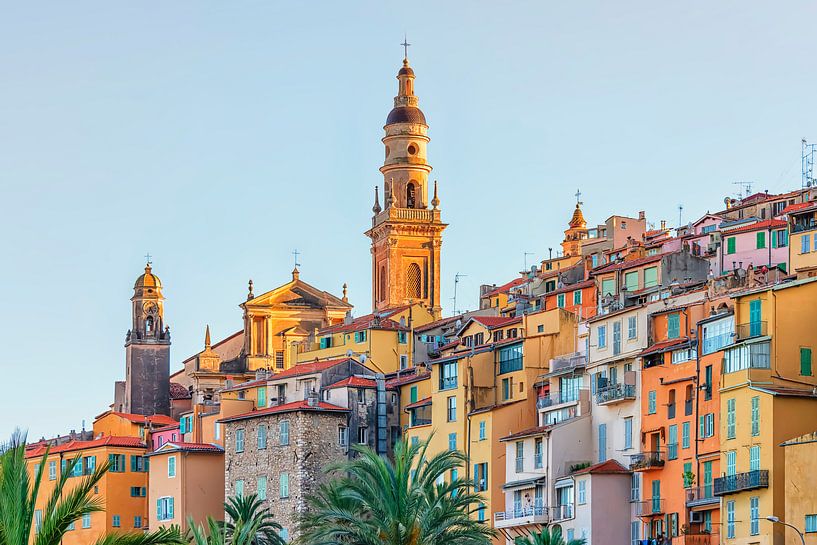 The roofs of Menton by Manjik Pictures