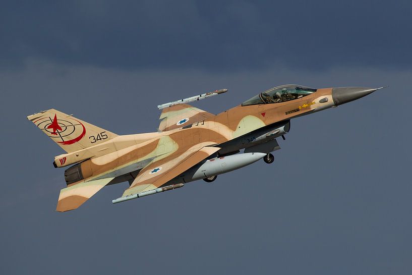 Israeli Air Force F-16 Fighting Falcon by Dirk Jan de Ridder - Ridder Aero Media