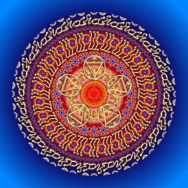 Kristallmandala-Weisheit/Wissen/Mut-Melek Metatron von SHANA-Lichtpionier