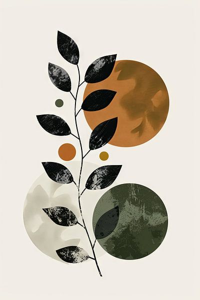 Minimalist plant art by Poster Art Shop