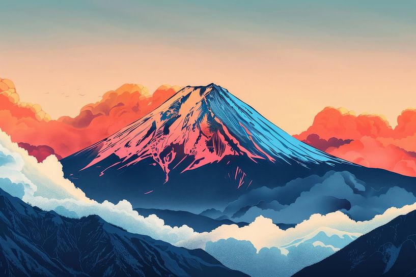 Mount Fuji von Poster Art Shop