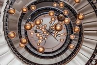 Stairwell (round), seen from below