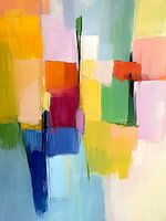 Des blocs de couleurs douces dans des tons pastels