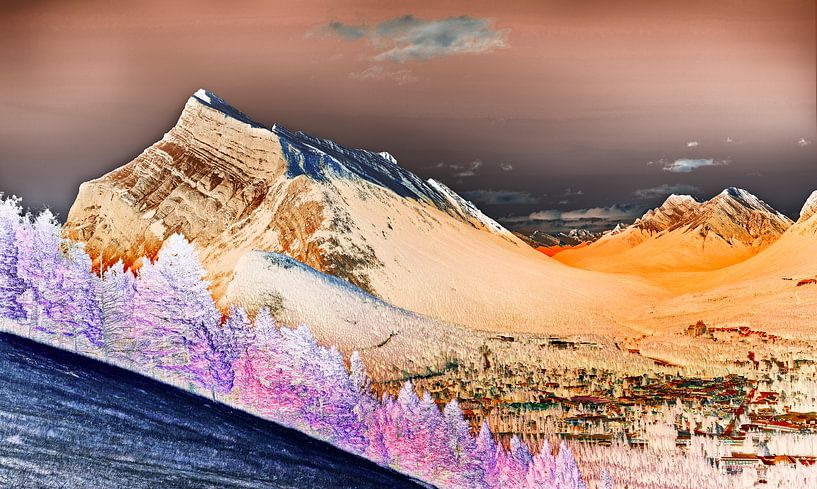 Rundle vom Standpunkt Banff aus von Graham Forrester